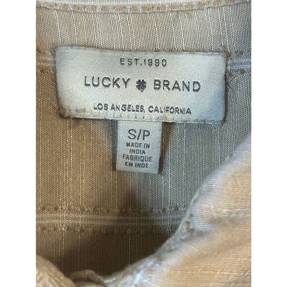 Lucky Brand Womens Long Sleeve Semi Sheer Button Up Blouse Size Small (5362) - Picture 4 of 6